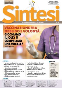 Copertina della Rivista Sintesi - Aprile 2021