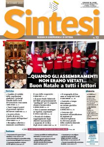 Copertina della Rivista Sintesi - Dicembre 2020