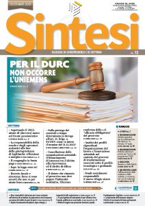 Copertina della Rivista Sintesi - Dicembre 2021