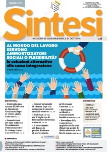 Copertina della Rivista Sintesi - Giugno 2022