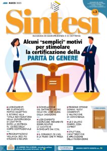 Copertina della Rivista Sintesi - Marzo 2023