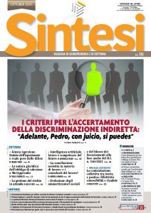 Copertina della Rivista Sintesi - Ottobre 2021
