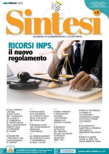 Copertina della Rivista Sintesi - Febbraio 2023