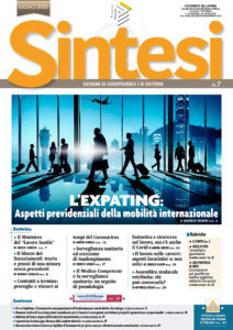 Copertina della Rivista Sintesi - Luglio 2020