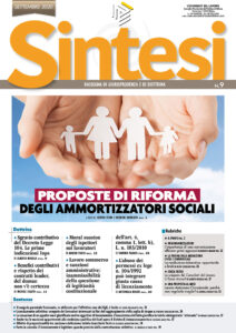 Copertina della Rivista Sintesi - Settembre 2020