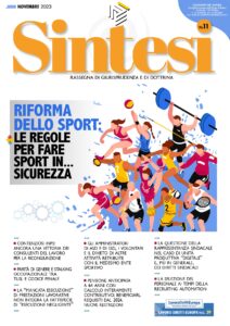 Copertina della Rivista Sintesi - Novembre 2023
