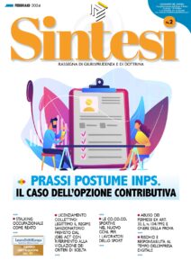 Copertina della Rivista Sintesi - Febbraio 2024