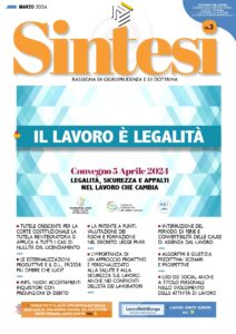 Copertina della Rivista Sintesi - Marzo 2024