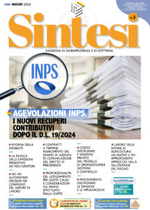 Copertina della Rivista Sintesi - Maggio 2024