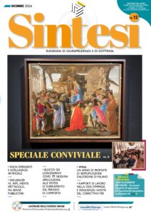 Copertina della Rivista Sintesi - Dicembre 2024