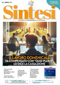 Copertina Rivista Sintesi - Marzo 2025