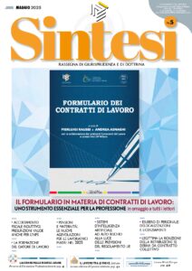 Copertina Rivista Sintesi - Maggio 2025