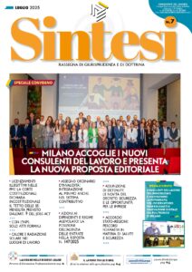 Copertina Rivista Sintesi - Luglio 2025