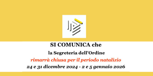 Chiusura Ordine Natale