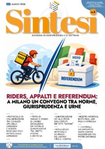 Copertina Rivista Sintesi - Rivista Sintesi – Marzo 2026
