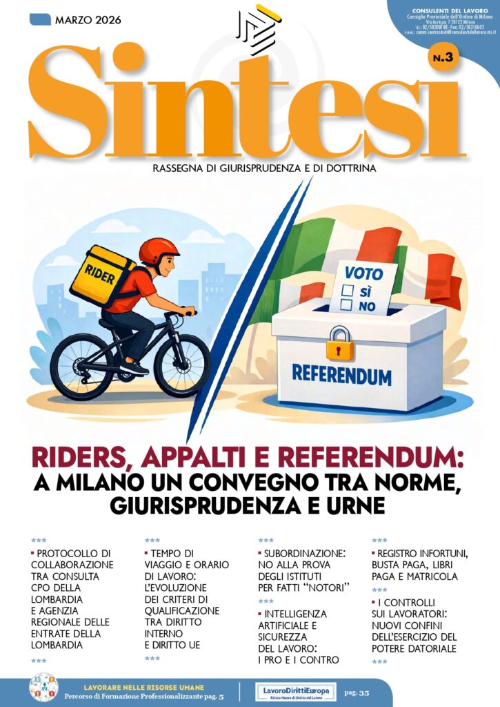 Sintesi MARZO 2026