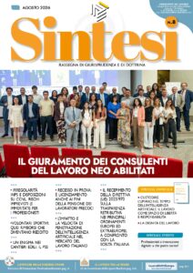 Copertina Rivista Sintesi - Agosto 2026